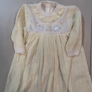 Vintage baby dress made by GLUP 12 months
